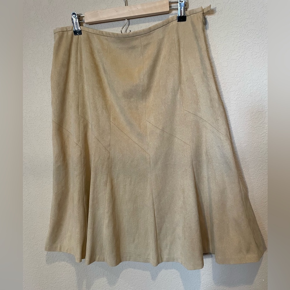 Vintage Talbots Faux Suede Skirt
